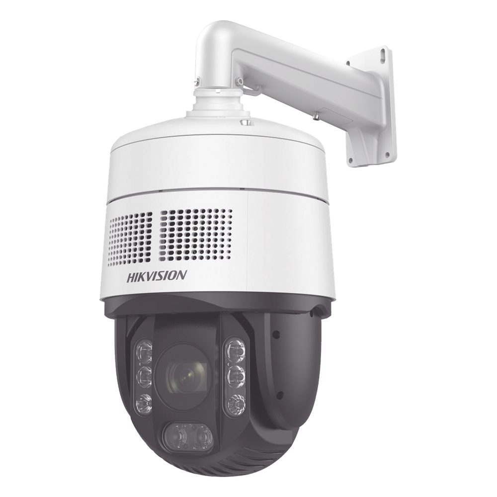 [PROTECCIÓN ACTIVA] Domo PTZ IP 4 Megapixel / 32X Zoom / 200 mts IR / Potente Alerta Audible y Luz Estroboscópica hasta 100 Metros / ACUSENSE / IP67