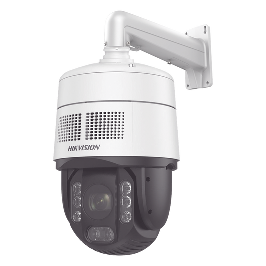 [PROTECCIÓN ACTIVA] Domo PTZ IP 4 Megapixel / 32X Zoom / 200 mts IR / Potente Alerta Audible y Luz Estroboscópica hasta 100 Metros / ACUSENSE / IP67