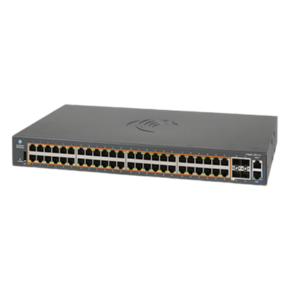 Switch Gestionable Capa 2+ / 176 Gbps Throughput / 48 Puertos Gigabit PoE+ / 4 SFP+ 10 Gbps Uplink / Política de Automatización / cnMaestro