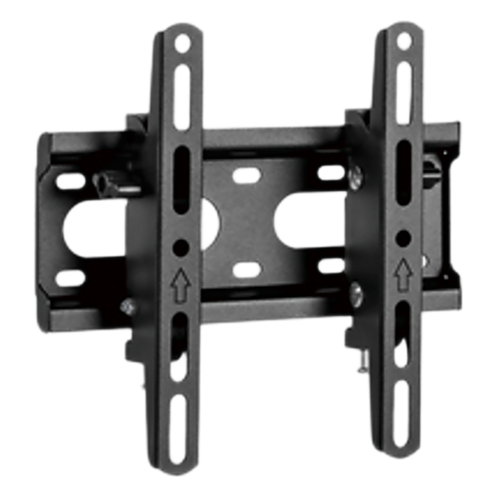 Soporte de Pared con Inclinación para monitores hasta 43"|Compatible VESA 75x75 a 200x200 | Capacidad de Carga 45 kg | Separación de la pared 53 mm |