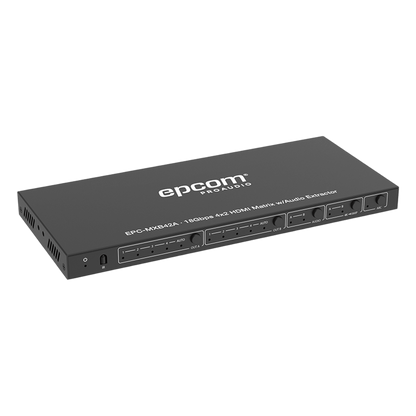 Matricial HDMI | 4x2 | 4K2K@60Hz | HDR | YCbCr 4:4:4 | EDID Auto | Extractor de Audio | Salida de audio análoga y digitalizados | HDCP 2.2 | 18 Gbps