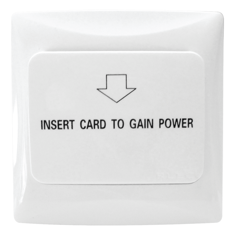 Interruptor de Energía para Hotel / Activación con Tarjeta MIFARE / 110VCA 30A / Compatible M1K y M4K