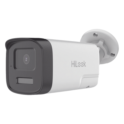 [Audio Bidireccional + Dual Light + ColorVu] Bala TURBOHD 2 Megapixel (1080p) / Lente 3.6 mm / 40 mts IR EXIR + 40 mts Luz Blanca / Micrófono y