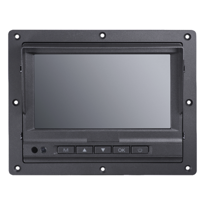Monitor Táctil (Touch) y Botones de 7" LCD / Compatible con DVR Móvil HIKVISION / Conector Tipo Aviación