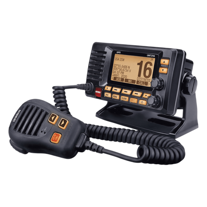 Radio Móvil Marino VHF / 25W RF / GPS Integrado / NMEA 2000 / DSC Clase D / IPX8 Sumergible / Negro