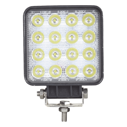 Luz de trabajo de 16 LED, 4000 Lumenes, 48 Watts, 10-30 Vcc, IP67