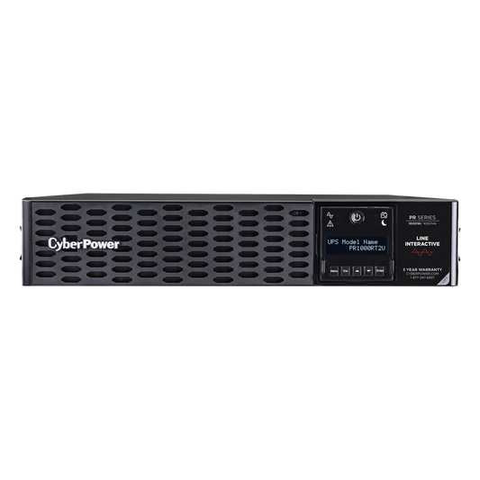 UPS de 1000 VA /1000 W, Topología Línea Interactiva, Entrada 120 Vca NEMA 5-15P, Onda Senoidal Pura, Torre o Rack 2 UR, Con 8 Tomas NEMA 5-15R