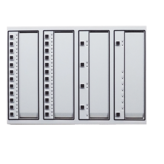 Teclado de anunciación con 24 botones programables para el sistema de comando de voz digital DVC-EM de NOTIFIER