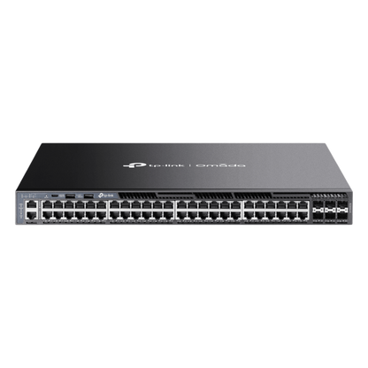 Switch Gestionable L3 Apilable / 48 Puertos Gigabit + 6 Slots 10G SFP+ / Capacidad 216 Gbps / Apilamiento Físico hasta 8 Unidades / Gestión Cloud