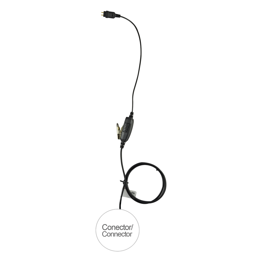 Micrófono de 1 cable serie LOC para KENWOOD PKT-23K