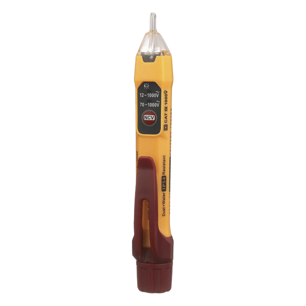 Detector de Voltaje sin Contacto tipo Lápiz, de Doble Rango de 12 a 1000 V CA o de 70 a 1000 V CA.