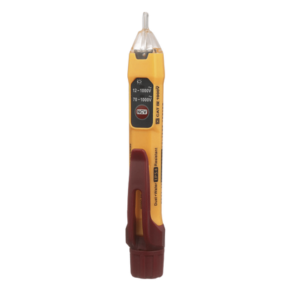 Detector de Voltaje sin Contacto tipo Lápiz, de Doble Rango de 12 a 1000 V CA o de 70 a 1000 V CA.