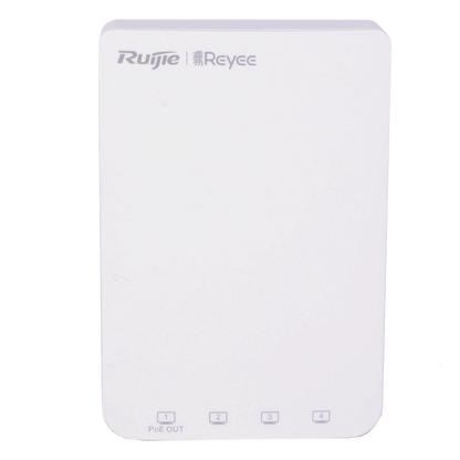 Punto de Acceso Wall Plate Wi-Fi 5 / 1267 Mbps Doble Banda / 802.11ac Wave 2 MU-MIMO 2x2 / 5 Puertos Gigabit / 1 Puerto PoE Out / Mesh / Beamforming