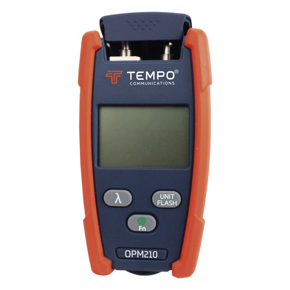 Medidor de Potencia (Micro OPM) para Fibra Óptica con Localizador Visual de Fallos (VFL), Entrada Universal de 2.5 mm (para Conectores SC, ST y FC)