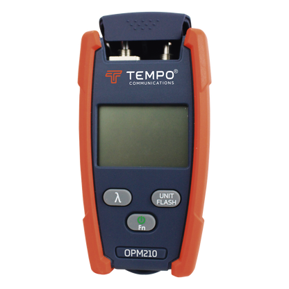 Medidor de Potencia (Micro OPM) para Fibra Óptica con Localizador Visual de Fallos (VFL), Entrada Universal de 2.5 mm (para Conectores SC, ST y FC)
