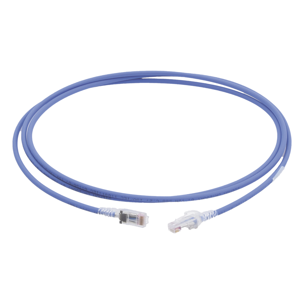 Patch Cord MC6 Modular Cat6 UTP, CM/LS0H, 2.13 Metros (7 Pies), Color Azul