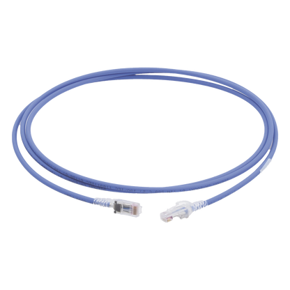 Patch Cord MC6 Modular Cat6 UTP, CM/LS0H, 2.13 Metros (7 Pies), Color Azul