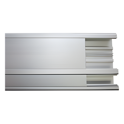 Canaleta de aluminio, 140 x 41 tramo 3m. (8501-80300)