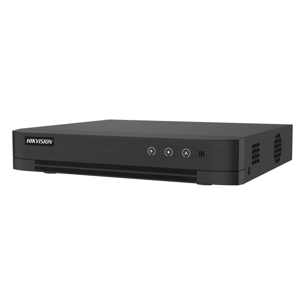 DVR 4 Canales TURBOHD + 2 Canales IP / 5 Megapixel Lite - 3K Lite / Audio Bidireccional / ACUSENSE (Evista falsas alarmas) / 1 Bahía de Disco Duro
