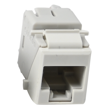 Jack Ultramax Cat6, UTP, Tipo Keystone, Color Blanco, Punch Down