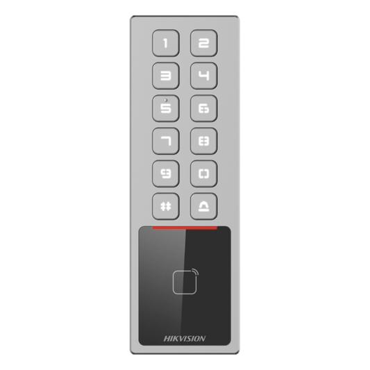 Teclado Exterior Antivandálico IP65 & IK08 / Administrable en la Nube / Alta y Baja de Passwords Remotamente con Horarios / Acceso por PIN o Tarjeta