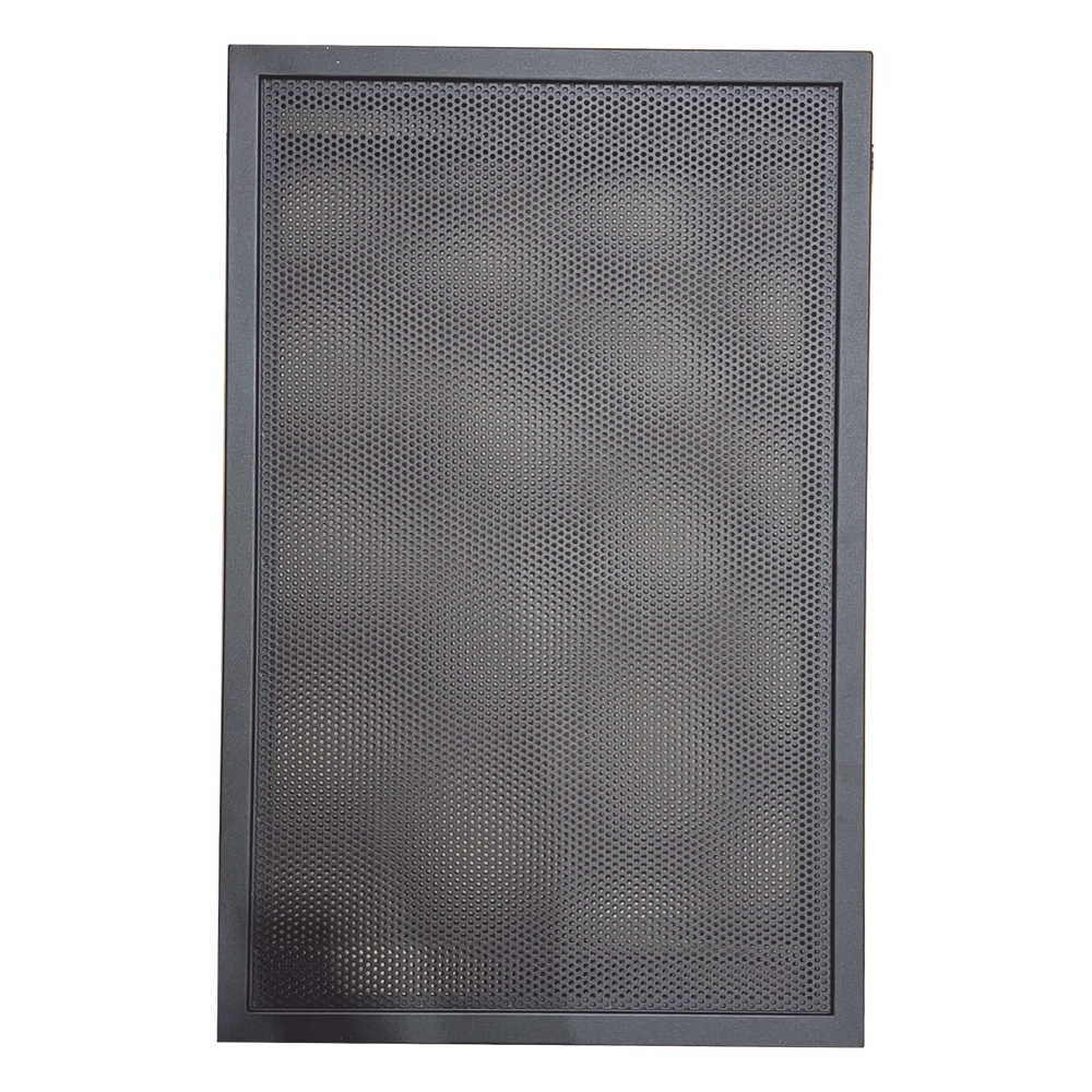Puerta ventilada de acero para gabinete ONYX serie EQ de 3 niveles, para amplificadores y fuentes de alimentación NOTIFIER