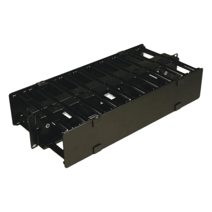 Organizador de Cable Horizontal RouteIT, Doble, Para Rack de 19in, 4in de profundidad, 2UR