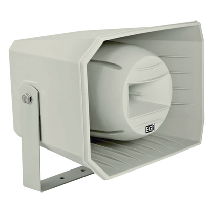 Bocina HiFi PoE Ethernet IP, de 2 vias 30W, grado de protección IP66 Gris Claro