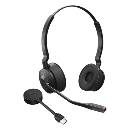 Diadema / Auricular Jabra Engage 55 Stereo / DECT USB-A / Cancelación Activa de Ruido / 150m Alcance (9559-450-125)