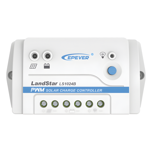Controlador Solar PWM / 10A / 12/24V / RS-485 / Baterías Gel-AGM-Selladas / Parámetros Configurables