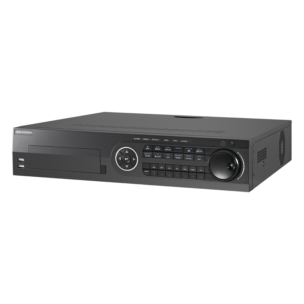 DVR 16 Canales TurboHD + 8 Canales IP / 3K / 5 Megapixel / 8 Bahías de Disco Duro / 16 Entradas de Audio Fisicas (Microfono por Separado) / Audio por