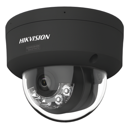 [Dual Light + ColorVu 3.0 + HikAI] Domo IP 6 Megapixel / Lente 2.8 mm / 30 mts IR + Luz Blanca / 2 Microfonos Integrados / Exterior IP67 / WDR 130 dB