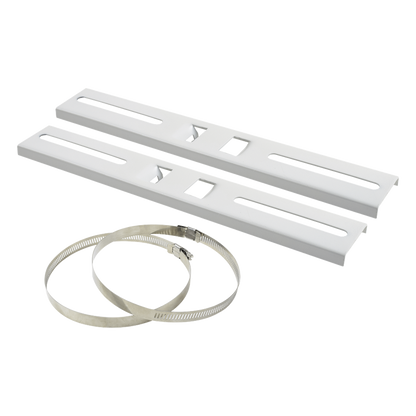 Montaje de Metal para Poste Universal para Gabinetes de Ancho Hasta 30 cm.