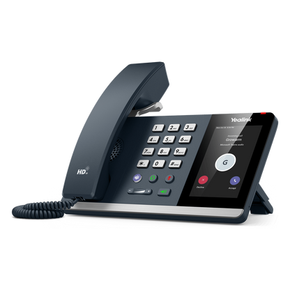 Teléfono IP Yealink MP54 Compacto con Android 12 y Certificación Microsoft Teams