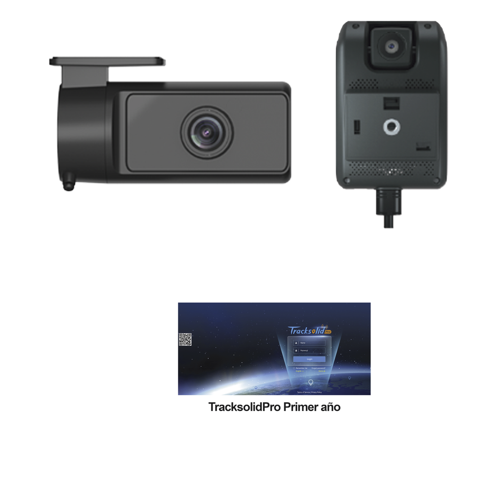 KIT Dashcam con sistema de control ADAS (asistencia de manejo) y Camara de cabina (CI03) / Multiples alarmas /Comunicación dos vías / ideal para