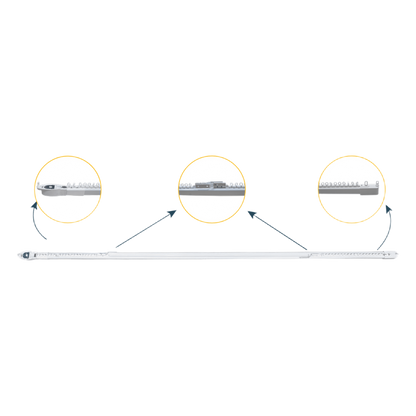 Riel Ajustable Cortinas Motorizadas / 2.3-4 m Ajustable / 20 Kg Capacidad / Movelite WF + Elatio Compatible / Instalación Techo / DIY / Smart Home