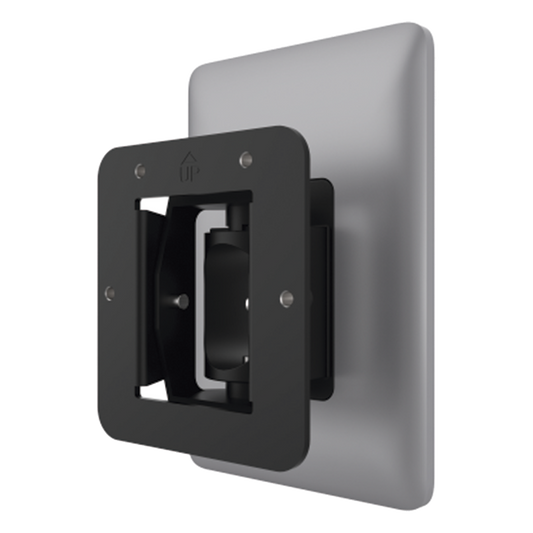 Bracket con Ángulo Ajustable de 45° para Biometricos Faciales Min Moe / Compatible con DS-K1T (Revisar Modelos Compatibles)