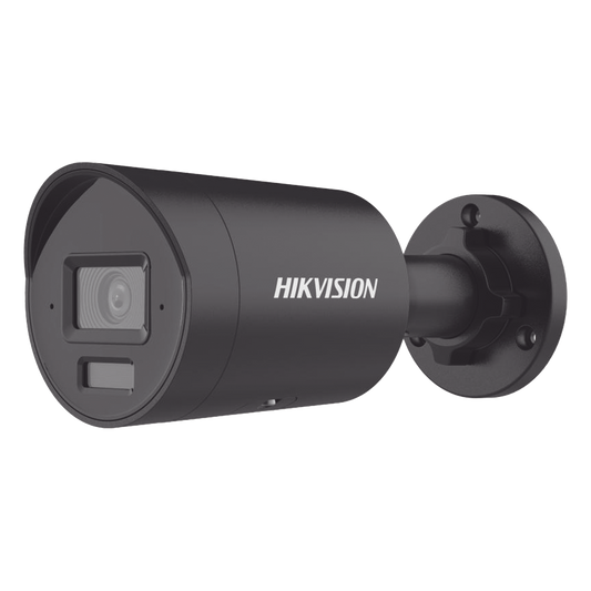 [Dual Light + 2 Micrófonos Integrados] Bala IP 4 Megapixel / Color Negro / Lente 2.8 mm / 40 mts Luz Blanca + 40 mts IR / ACUSENSE / Exterior IP67