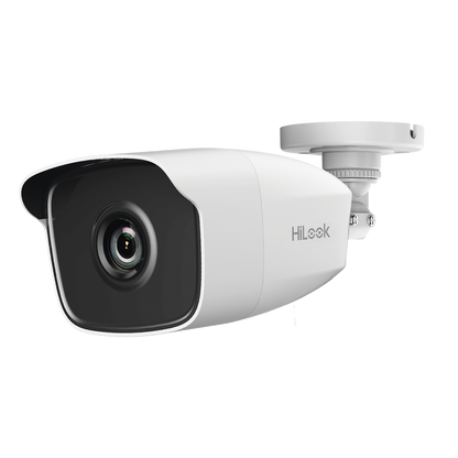 Bala TURBOHD 2 Megapíxeles (1080p) / Gran Angular 103º / Lente 2.8 mm / METAL / IR EXIR Inteligente 40 mts / Exterior IP66 / TVI-AHD-CVI-CVBS / dWDR