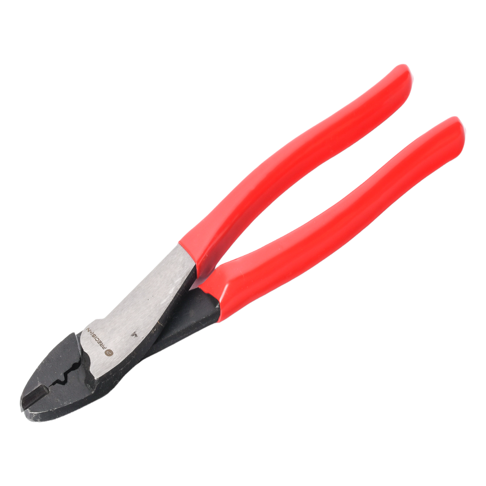 Pinza de 9.5" para cortar y crimpar ( ponchar ) terminales Aislados y No aislados