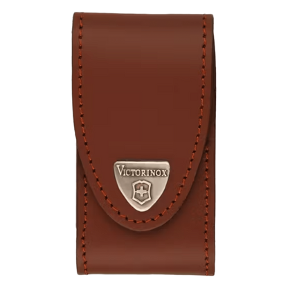 Funda de Piel color Café para Navajas Mediana Victorinox.