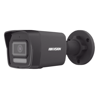[Dual Light] Bala IP 4 Megapixel / Color Negro / Lente 2.8 mm / 30 mts IR + 30 mts Luz Blanca / Micrófono Integrado / ACUSENSE Lite / Exterior IP67