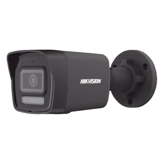 [Dual Light] Bala IP 4 Megapixel / Color Negro / Lente 2.8 mm / 30 mts IR + 30 mts Luz Blanca / Micrófono Integrado / ACUSENSE Lite / Exterior IP67
