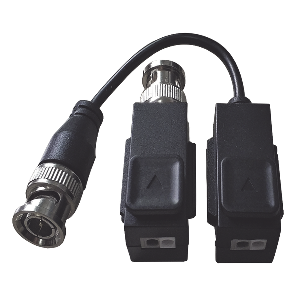 Kit de Transceptor (Balluns) TURBOHD con Boton Push / Hasta 8 MP (4K) / 100% Cobre / Soporta HD-TVI / AHD / CVI / CVBS / Audio por Coaxitron / Datos