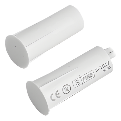 Contacto Magnético de Empotrar / GAP 19 mm / Switch NC / Puertas y Ventanas de Madera y Aluminio / Color Blanco / 12VCC