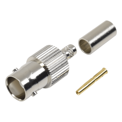 Conector BNC Hembra de anillo plegable para cable LP-195, LP-142, RG-58/U, RG-142/U