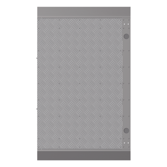 Base ADICIONAL para Torniquetes de la Serie DSK3B961 / Añade 1 Carril de 90 cms / Requiere DS-K3B961TX-BASE900-S