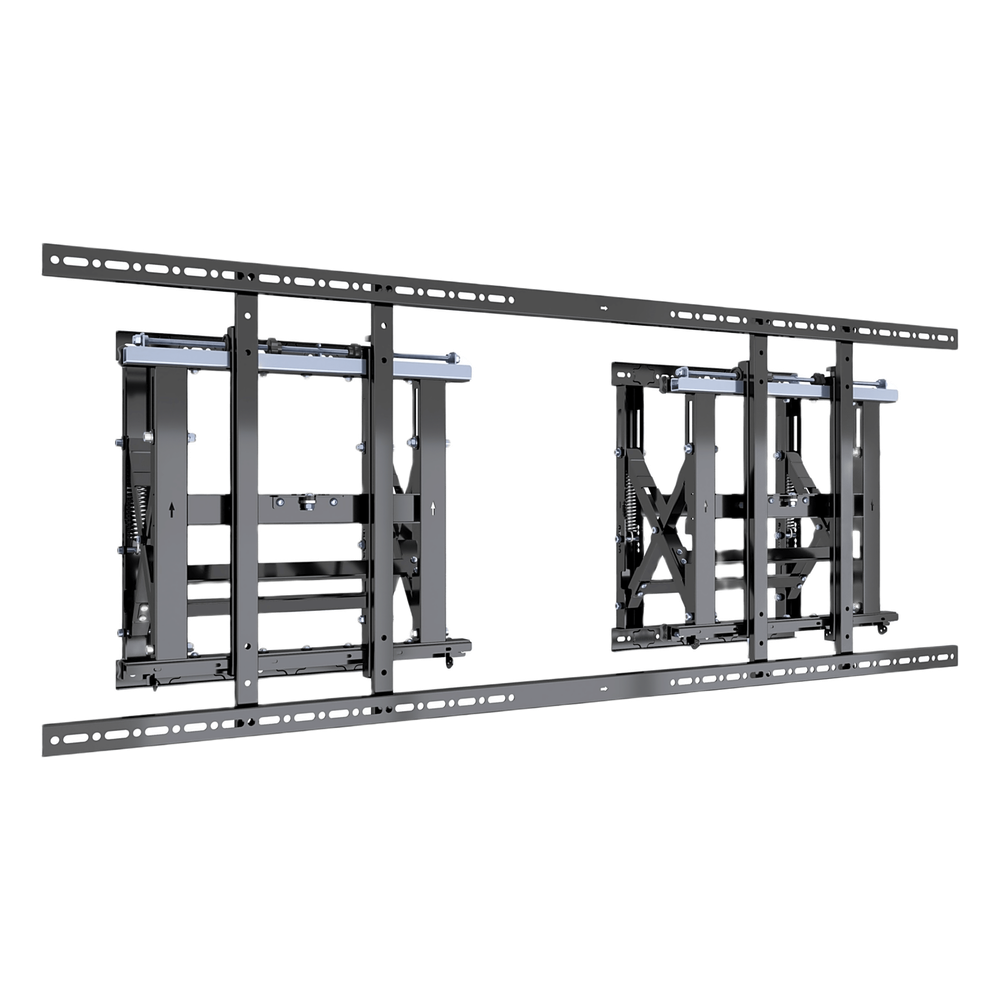 Soporte Estructural Modular para Pantallas | Altura Ajustable de 200 mm a 1600 mm | Ancho 600 mm | Profundidad 134 mm a 300 mm | Diseño Metálico|