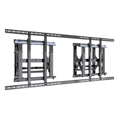 Soporte Estructural Modular para Pantallas | Altura Ajustable de 200 mm a 1600 mm | Ancho 600 mm | Profundidad 134 mm a 300 mm | Diseño Metálico|