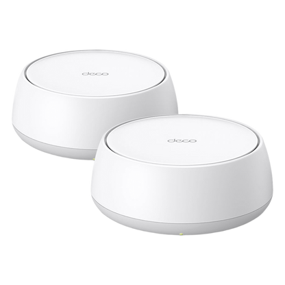 KIT 2 Routers Inalámbrico MESH Interior para Hogar / Doble Banda Wi-Fi 7 BE3600 Mbps / 2 Puerto 2.5 Gigabit WAN/LAN / 4 Antenas Internas / Operación